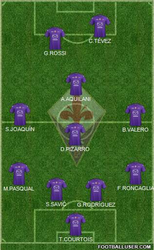 Fiorentina Formation 2013