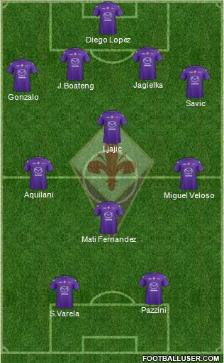 Fiorentina Formation 2013
