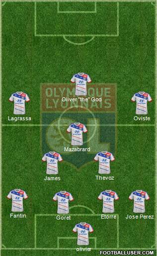 Olympique Lyonnais Formation 2013