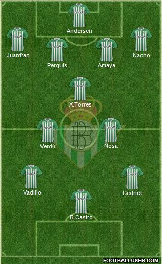 Real Betis B., S.A.D. Formation 2013