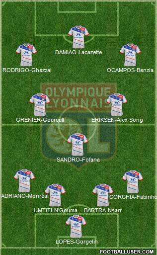 Olympique Lyonnais Formation 2013