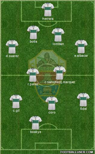 Elche C.F., S.A.D. Formation 2013