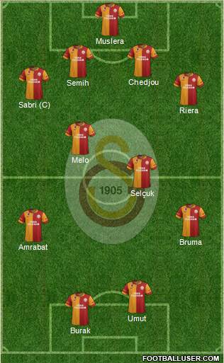 Galatasaray SK Formation 2013
