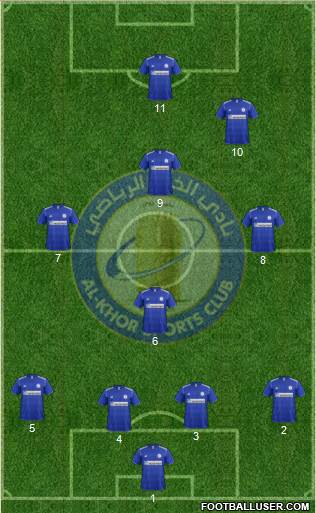 Al-Khor Sports Club Formation 2013