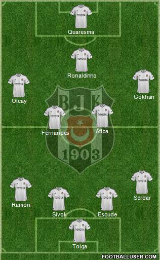 Besiktas JK Formation 2013