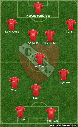 Independiente Formation 2013
