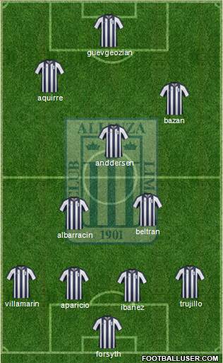 C Alianza Lima Formation 2013