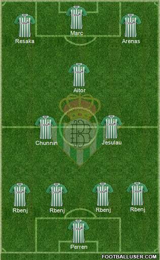 Real Betis B., S.A.D. Formation 2013
