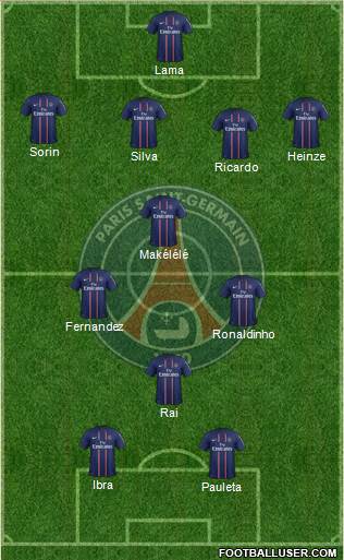Paris Saint-Germain Formation 2013