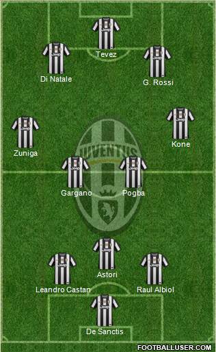 Juventus Formation 2013