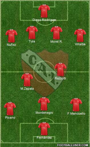 Independiente Formation 2013