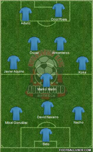 FC Vitebsk Formation 2013