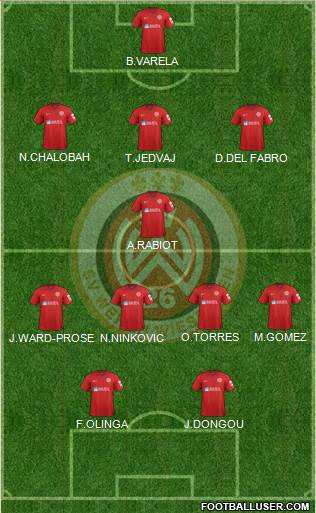SV Wehen Wiesbaden Formation 2013