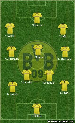 Borussia Dortmund Formation 2013