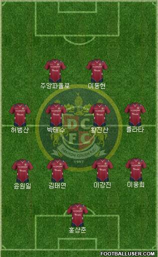 Daejeon Citizen Formation 2013
