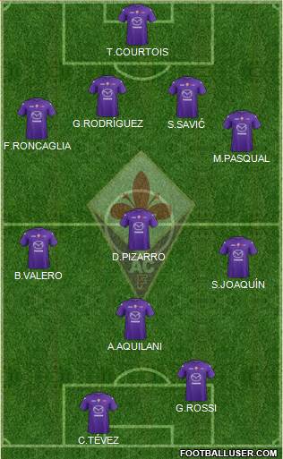 Fiorentina Formation 2013