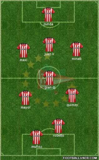 Estudiantes de La Plata Formation 2013