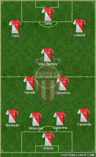 AS Monaco FC Formation 2013