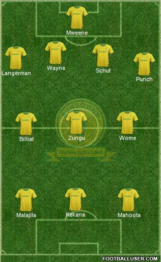 Mamelodi Sundowns football formation