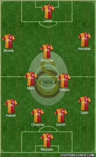 Galatasaray SK Formation 2013