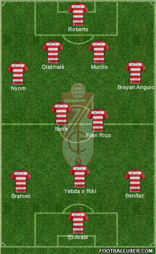 Granada C.F. Formation 2013