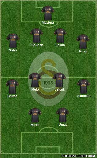Galatasaray SK Formation 2013