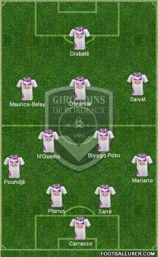 FC Girondins de Bordeaux Formation 2013