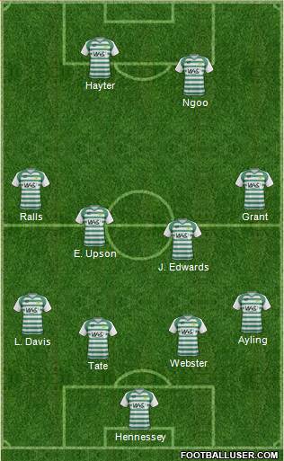 Yeovil Town Formation 2013