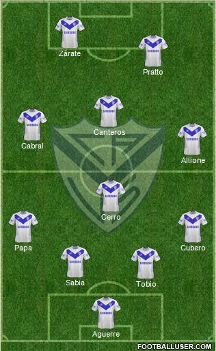 Vélez Sarsfield Formation 2013