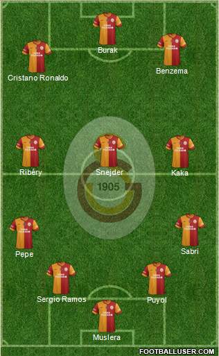 Galatasaray SK Formation 2013