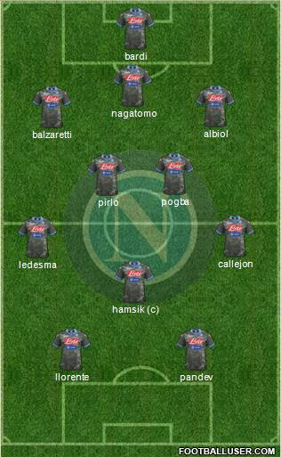 Napoli Formation 2013