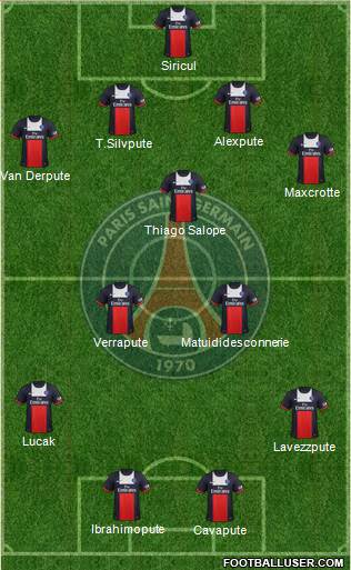 Paris Saint-Germain Formation 2013