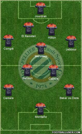 Montpellier Hérault Sport Club Formation 2013
