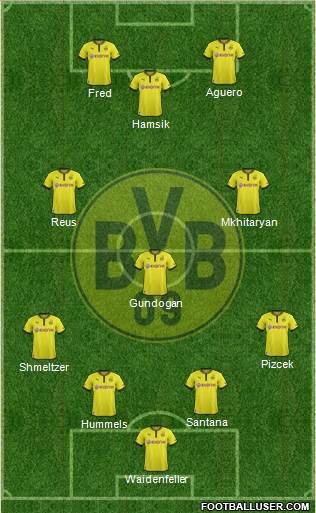 Borussia Dortmund Formation 2013
