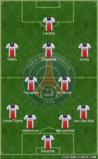 Paris Saint-Germain Formation 2013