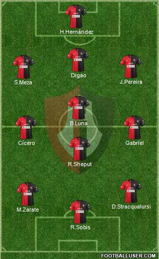 Club Deportivo Atlas Formation 2013