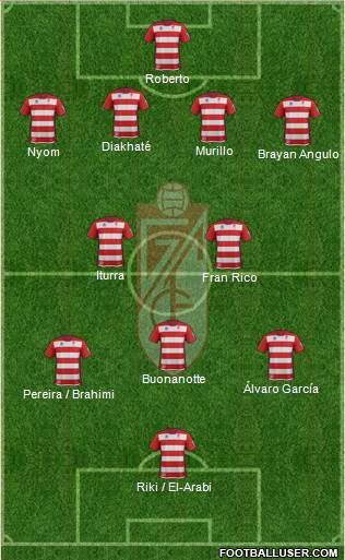 Granada C.F. Formation 2013