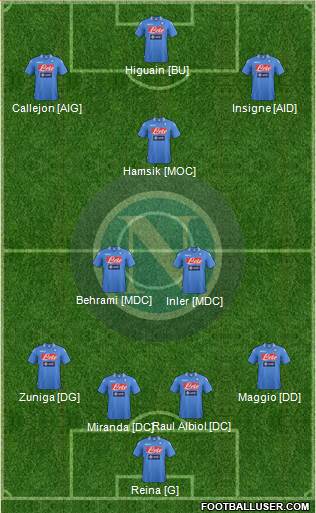 Napoli Formation 2013
