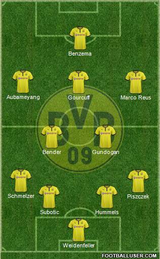 Borussia Dortmund Formation 2013