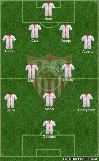 Sevilla F.C., S.A.D. Formation 2013