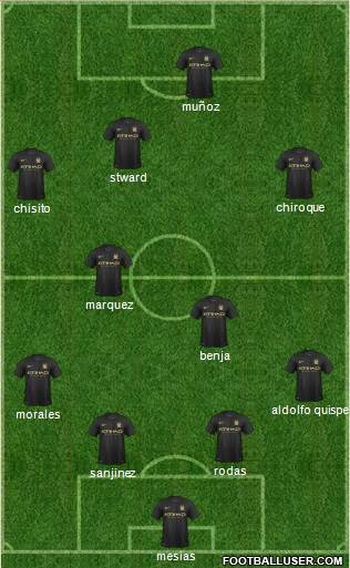 Manchester City Formation 2013