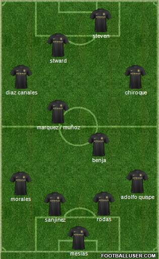 Manchester City Formation 2013