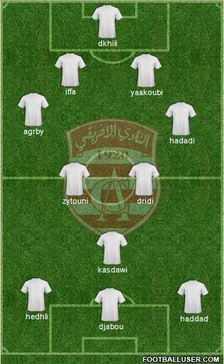 Club Africain Tunis Formation 2013
