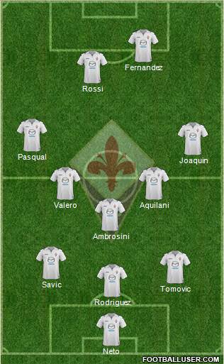 Fiorentina Formation 2013