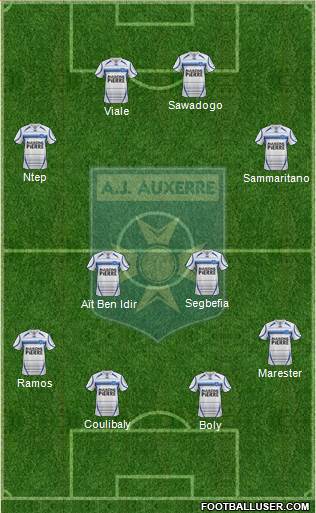 A.J. Auxerre Formation 2013