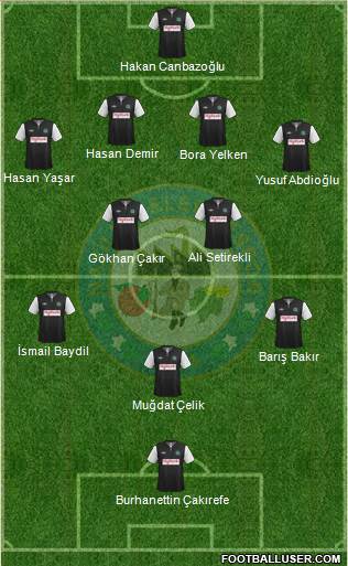 Nazilli Belediyespor Formation 2013