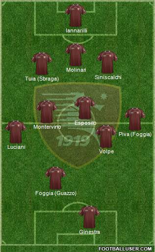 Salernitana Formation 2013