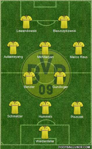 Borussia Dortmund Formation 2013