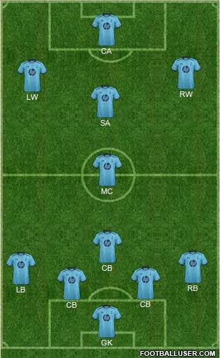 Tottenham Hotspur Formation 2013