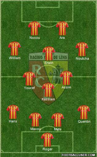 Racing Club de Lens Formation 2013